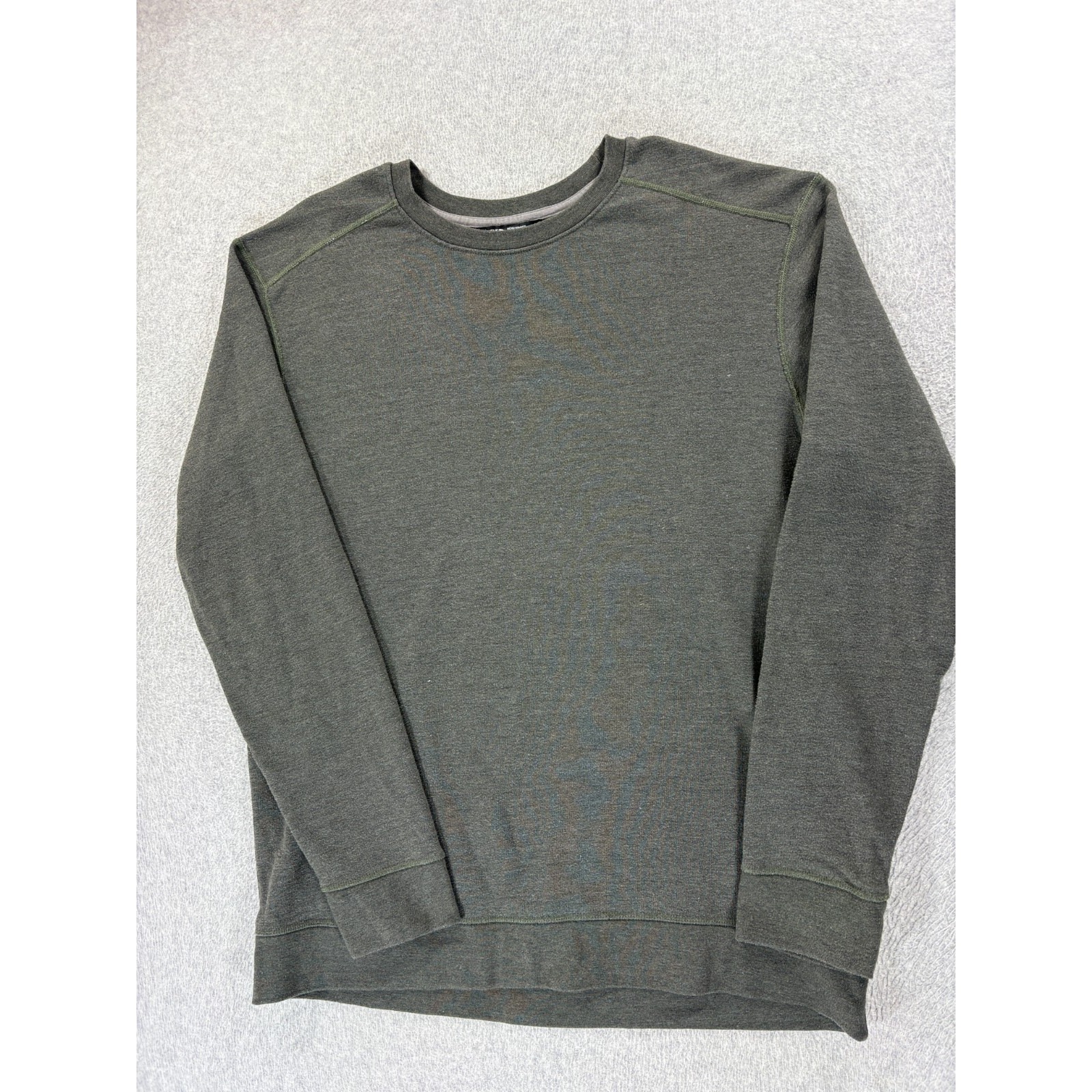 The North Face Cotton Blend Midweight Crew Sweatshirt (Men's Xl) Green
